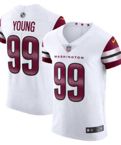 Chase Young Washington Commanders  Vapor Elite Jersey  White