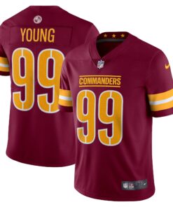 Chase Young Washington Commanders  Vapor Limited Jersey  Burgundy