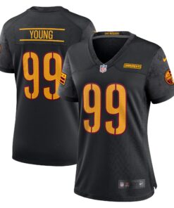 Chase Young Washington Commanders  Women_s Player Jersey  Black