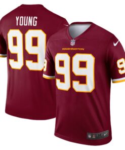 Chase Young Washington Football Team  Legend Jersey  Burgundy