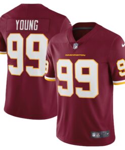 Chase Young Washington Football Team  Vapor Limited Jersey  Burgundy