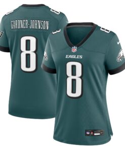 Chauncey GardnerJohnson Philadelphia Eagles  Women_s  Game Jersey  Midnight Green