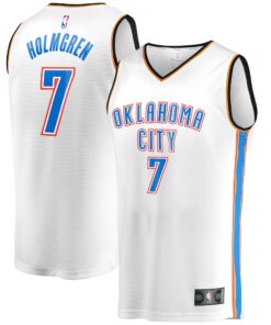 Chet Holmgren Oklahoma City Thunder Fanatics Fast Break Player Jersey - Association Edition - White
