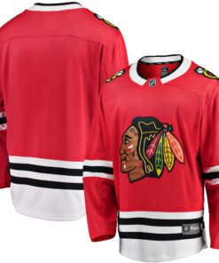 Chicago Blackhawks Fanatics Breakaway Home Jersey  Red
