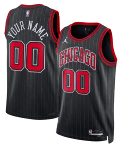 Chicago Bulls Jordan Brand Unisex 202223 Swingman Custom Jersey - Statement Edition - Black