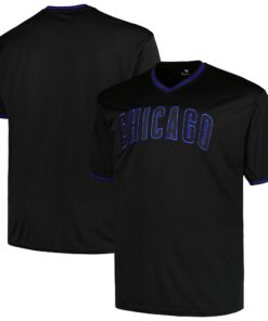 Chicago Cubs Profile Big amp Tall Pop Fashion Jersey  Black