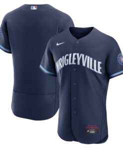 Chicago CubsCity Connect Authentic Jersey  Navy