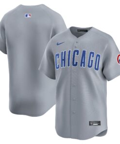  Chicago CubsRoad Limited Jerseynbspâ€“ Gray