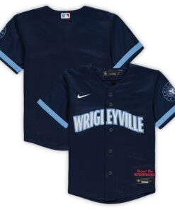 Chicago CubsToddler MLB City Connect Replica Team Jersey  Navy