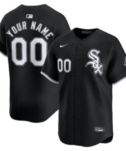  Chicago White Sox Alternate Limited Custom Jerseynbspâ€“ Black