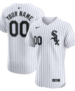 Chicago White SoxHome Elite Custom Jersey  White