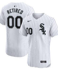 Chicago White SoxHome Elite PickAPlayer Retired Roster Jersey  White