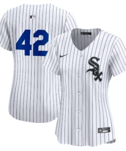  Chicago White SoxWomen_s 2024 Jackie Robinson Day Home Limited Jerseynbspâ€“ White