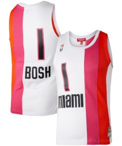 Chris Bosh Miami Heat Mitchell &amp Ness Women's Hardwood Classics 201112 Swingman Jersey - White