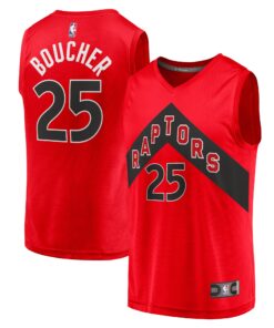 Chris Boucher Toronto Raptors Fanatics Youth Fast Break Replica Jersey - Icon Edition - Red