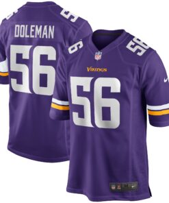Chris Doleman Minnesota Vikings  Game Retired Player Jersey  Purple