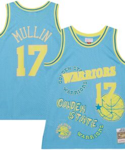 Chris Mullin Golden State Warriors Mitchell &amp Ness 199394 Swingman Sidewalk Sketch Jersey - Light Blue