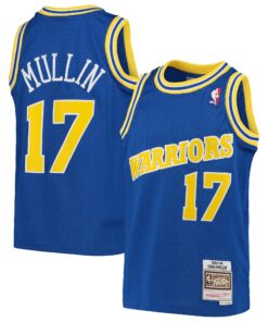 Chris Mullin Golden State Warriors Mitchell &amp Ness Youth 199394 Hardwood Classics Swingman Jersey - Royal