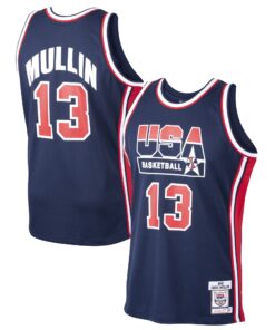 Chris Mullin USA Basketball Mitchell &amp Ness 1992 Dream Team Authentic Jersey - Navy
