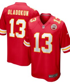 Chris Oladokun Kansas City Chiefs   Game Jersey   Red