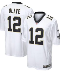 Chris Olave New Orleans Saints  Game Player Jersey  White