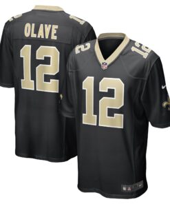 Chris Olave New Orleans Saints  Player Game Jersey  Black