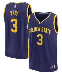Chris Paul Golden State Warriors Fanatics Youth Fast Break Player Jersey - Statement Edition - Navy