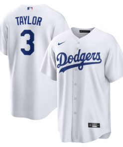 Chris Taylor Los Angeles DodgersReplica Player Jersey  White