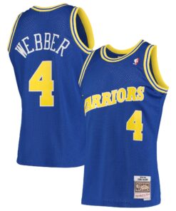 Chris Webber Golden State Warriors Mitchell &amp Ness 199394 Hardwood Classics Swingman Jersey - Royal