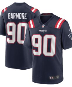 Christian Barmore New England Patriots  Player Game Jersey  Navy