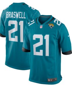 Christian Braswell Jacksonville Jaguars  Team Game Jersey   Teal