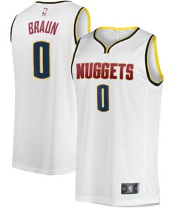 Christian Braun Denver Nuggets Fanatics Youth Fast Break Player Jersey - Association Edition - White