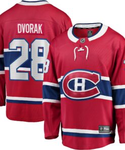 Christian Dvorak Montreal Canadiens Fanatics Home Breakaway Player Jersey  Red