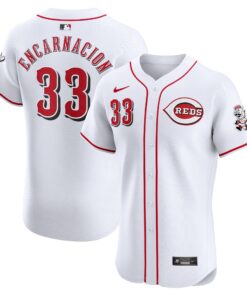 Christian EncarnacionStrand Cincinnati RedsHome Elite Player Jersey  White