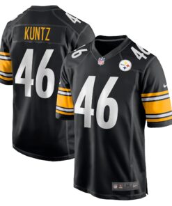 Christian Kuntz Pittsburgh Steelers  Game Jersey  Black