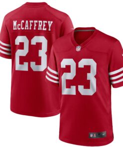 Christian McCaffrey San Francisco 49ers  Youth Game Jersey  Scarlet