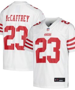 Christian McCaffrey San Francisco 49ers  Youth Game Jersey  White