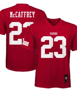 Christian McCaffrey San Francisco 49ers Youth Replica Player Jersey  Scarlet