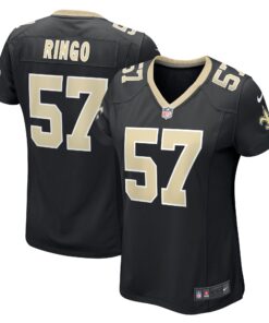 Christian Ringo New Orleans Saints  Women_s Game Player Jersey  Black