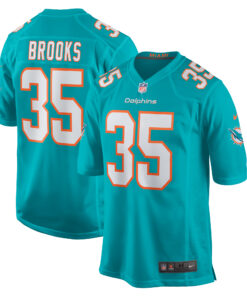 Christopher Brooks Miami Dolphins  Team Game Jersey   Aqua