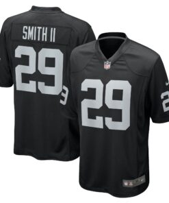 Christopher Smith II Las Vegas Raiders  Team Game Jersey  Black