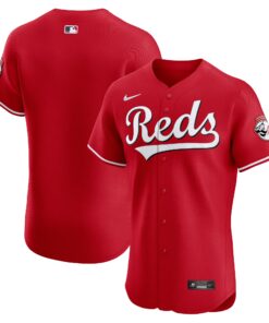 Cincinnati RedsAlternate Vapor Premier Elite Patch Jersey  Red