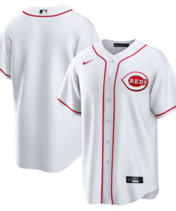 Cincinnati RedsHome Blank Replica Jersey  White
