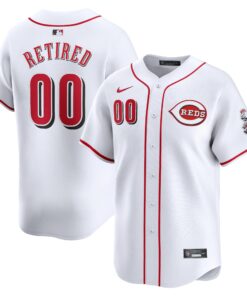 Cincinnati RedsHome Limited PickAPlayer Retired Roster Jersey  White