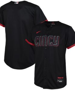  Cincinnati RedsToddler City Connect Replica Jersey  Black