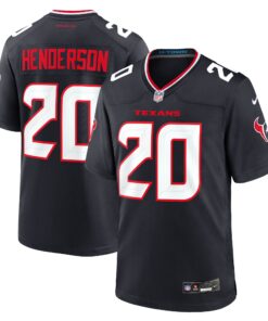 C.J. Henderson Houston Texans  Team Game Jersey   Navy
