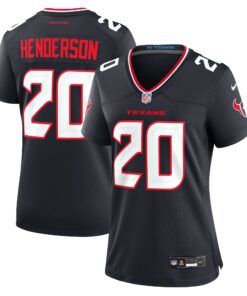 C.J. Henderson Houston Texans  Women_s Team Game Jersey   Navy