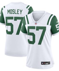 C.J. Mosley New York Jets  Women_s Classic Alternate Game Jersey  White