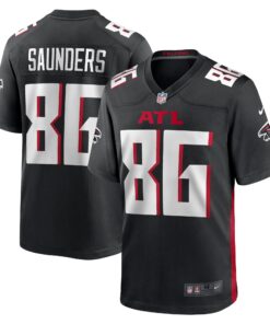 CJ Saunders Atlanta Falcons  Team Game Jersey   Black 1