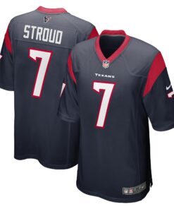 C.J. Stroud Houston Texans  2023 NFL Draft First Round Pick Game Jersey  Navy 1